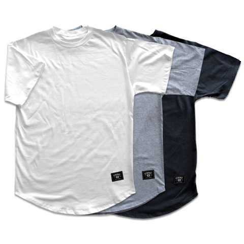 3 Pack Blank T Shirt - Medium (Grey, White, Black)